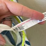 Anthropologie  neon and navy striped Bermuda shorts Photo 9