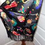 Diane Von Furstenberg  The Color Authority Fringe Holiday Scarf Photo 1