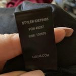 Lulus Little black lace lined cocktail dress LBD, puffy sleeves, size S Photo 1