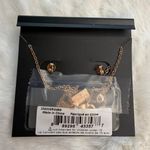 Coach NWT  Signature Rose Gold Tone Floral Earrings Studs and Necklace Set Photo 1