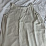 Eileen Fisher  crepe silk hi lo tank 100% silk sz M ivory Photo 1