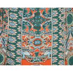 None Boho Women Size L Floral Print V-Neck Batwing Sleeve Casual Vacation Dress Photo 4