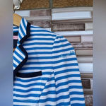 Lilly Pulitzer Malibu Flutter Blue Striped Blazer XS Photo 1