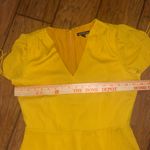 J.Crew  Mercantile Elegant mustard Yellow V-Neck Dress woman’s size 4 small Photo 4