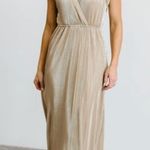 Baltic Born  Athena pleated maxi dress Gold Photo 0