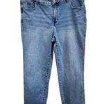 Maurice's M Everflex Denim Jeans Blue Straight Leg Midrise Stretch Plus Size 22W Photo 0