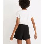 Madewell Airyterry Stitched-Pocket Sweatshorts In Black Size Small Photo 2