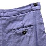 Maeve  Linen Pleated Shorts Purple 6 Photo 3