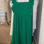 Pants Store Green Midi Dress Photo 1