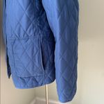 Jane Ashley  Quilted Reversible Blue Plaid Jacket Large Photo 6