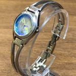 Disney Mickey Mouse Silver Tone Holographic Bracelet Watch From 1990s - Works Photo 2