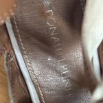 Donald Pliner Sandals Jeisa Lace Up Gladiator Snakeskin Heels Open Toe Shoes 7.5 Gray Photo 9