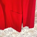 Pendleton Vintage 80s Miss Sophisticates Women's Red Wool Blazer Made in USA Med Photo 2