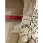 Socialite  Dress Womens Medium Ivory Black Lace Short Sleeve High Neck Nordstrom Photo 2