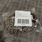 Urban Outfitters Allover Rhinestone Western Belt NWT Size S - Brown Photo 4