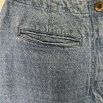Christopher & Banks Vintage Denim Mini Pencil Skirt Bareback Front Pockets 10 Photo 4