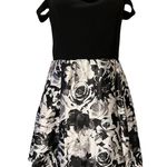 Blondie Nites by Stacy Sklar size 11 black & white formal dress zip back strappy Photo 11