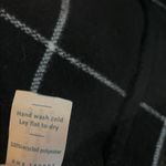 Marine layer  Liverpool Shawl Collar Coatigan Windowpane Black White Photo 11