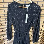 She & Sky  Black And Gold Dot Dress Size Small Photo 2