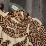 Farm Rio  SAND YAWANAWA BANANA BLOUSE SIZE S Photo 4