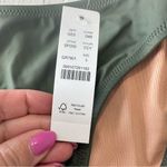 J.Crew Heritage 1989 Bikini Bottom NWT size Large Cool Cypress Green High-Leg Photo 4