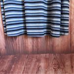 Coastal Comfort Blue Stripe Relaxed Fit Flowy Flutter Sleeve Dress Size XL Photo 6