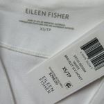 Eileen Fisher NWT Bracelet Sleeve Jacket in White Cotton Stretch Jersey XS Photo 3