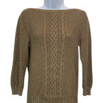 Ralph Lauren Lauren  Metallic Cable Knit sweater‎ size M Photo 0