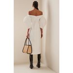 Mara Hoffman + Net Sustain Leonara puff sleeve midi dress white size 00 Photo 4