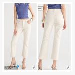 J.Crew  9” Demi Boot Crop Jeans Ecru Photo 1