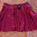 Pink Metallic Skirt Size L Photo 1