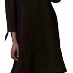 Loft Off-the-Shoulder Knee Length Tie Cuff Shift Dress NWT Black Size XS Photo 0