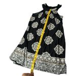 Three Hearts Three pink hearts black and white paisley dress size medium Photo 3