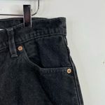 Levi's Vintage 512 Slim Fit Tapered Leg Black High Waist Cotton Denim jeans 16 32 Photo 75