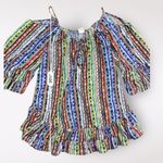 Ale By Alessandra Beach Blanket Cold Shoulder Mini Coverup Size M/L Multicolor Photo 4