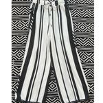 Paper Heart Norway Stripe Linen Blend Pants Photo 4