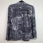 Jones New York 2 Piece Gray Patterned Wrap Tank Top & Open Cardigan Size PM Photo 4