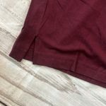 PINK - Victoria's Secret Pink By Victoria’s Secret Sparkle Sequence T- Shirt Maroon Size Medium Photo 5