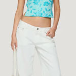 Edikted  White Jeans low rise baggy petite  Photo 0
