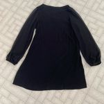 EXPRESS chiffon mini black dress Photo 4