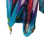 Tory Burch TORI BURCH | Colorful Sheer Patterned Women's Top Size 2 Photo 5