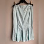 Biba Teal Mermaid Fit Midi Skirt Blue Size 10 Photo 1