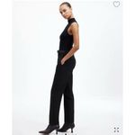 Madewell  $148 Mid-Rise Slim Ankle Dress Pant Black Size 2 NT142 Photo 2