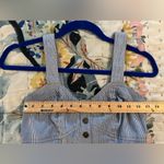 Japna  XS Railroad Pinstriped Denim Dress Photo 6