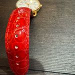 Chico's Red and Gold Watch. Needs battery!!! Photo 2