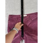 Soft Surroundings Pants Womens 8 Purple Brown Corduroy Tapered Stretch Photo 6