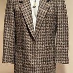Liz Claiborne Beautiful Black & Tint Of Bronze Brown Wool Blazer 2 Butt… Photo 0