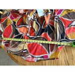 Molly Bracken Blouse Button Up Artsy Print Flowy Boho Sz S Long Sleeve NWT Photo 1