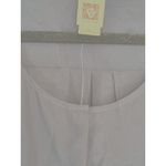 Anne Klein Size Large Navy Blue Long Sleeve Blouse With Gold Zipper Pockets Photo 8