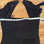 Vtg Moda International Mini Dress Sz XS Black Bodycon Mesh LBD Cocktails Party Photo 9